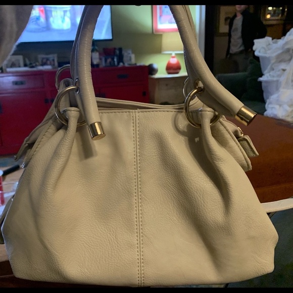 Ivory leather purse - Picture 3 of 6